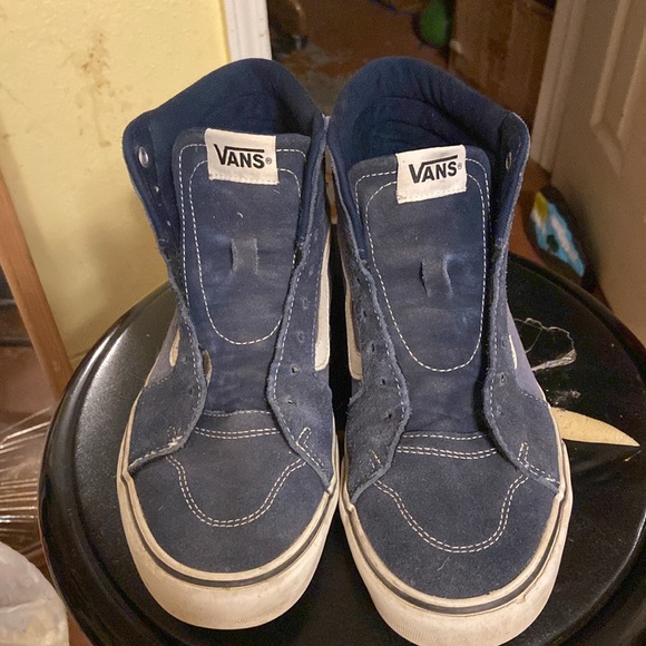 Blue Rugged Vans Men’s 8.5 High top - Picture 2 of 4